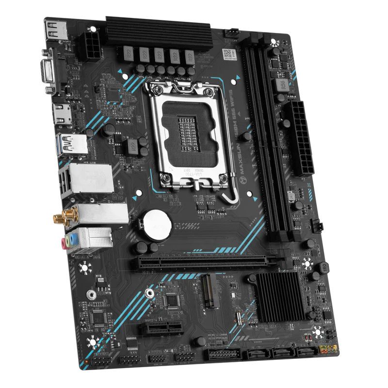 Maxsun Motherboard H610M 666 Wifi6 ARGB DDR4 - Image 4