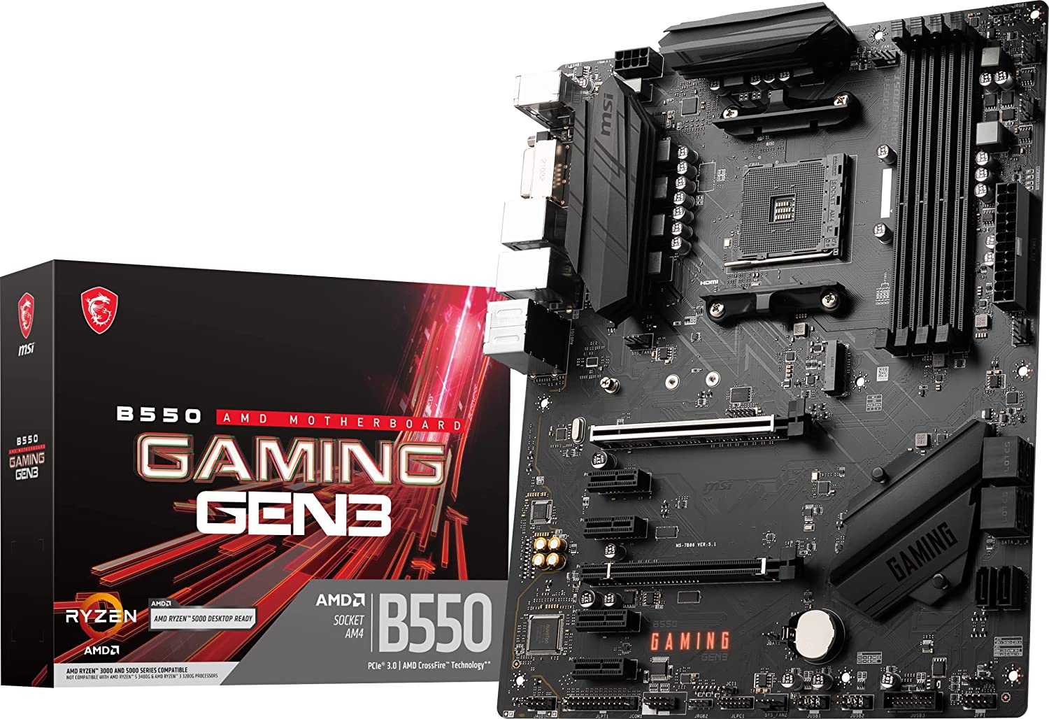 MSI B550 Gaming GEN3 Gaming Motherboard Used