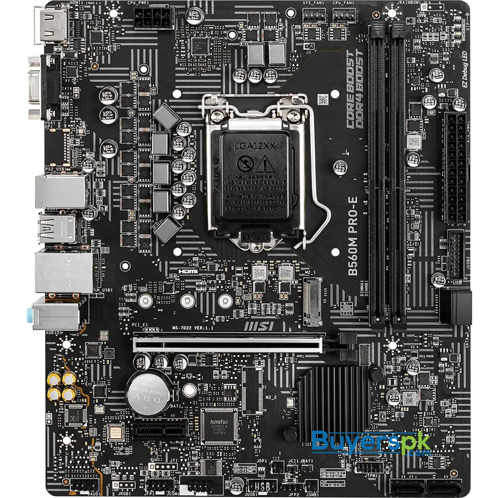 Msi B560m Pro e Motherboard - Image 3