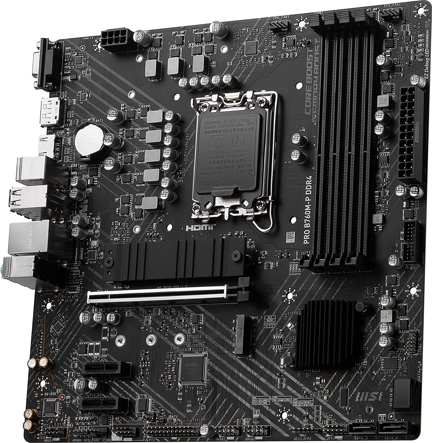 MSI Motherboard PRO B760M-P DDR4 - Image 3