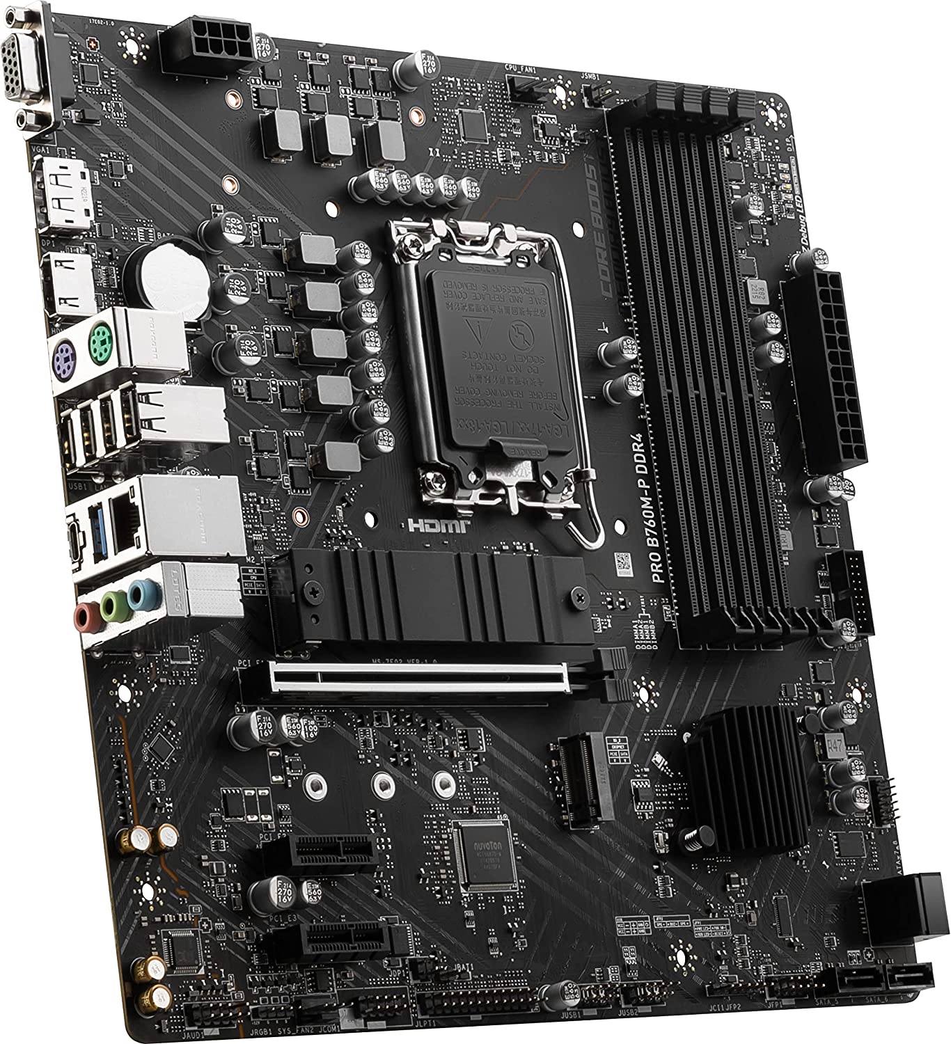 MSI Motherboard PRO B760M-P DDR4 - Image 4