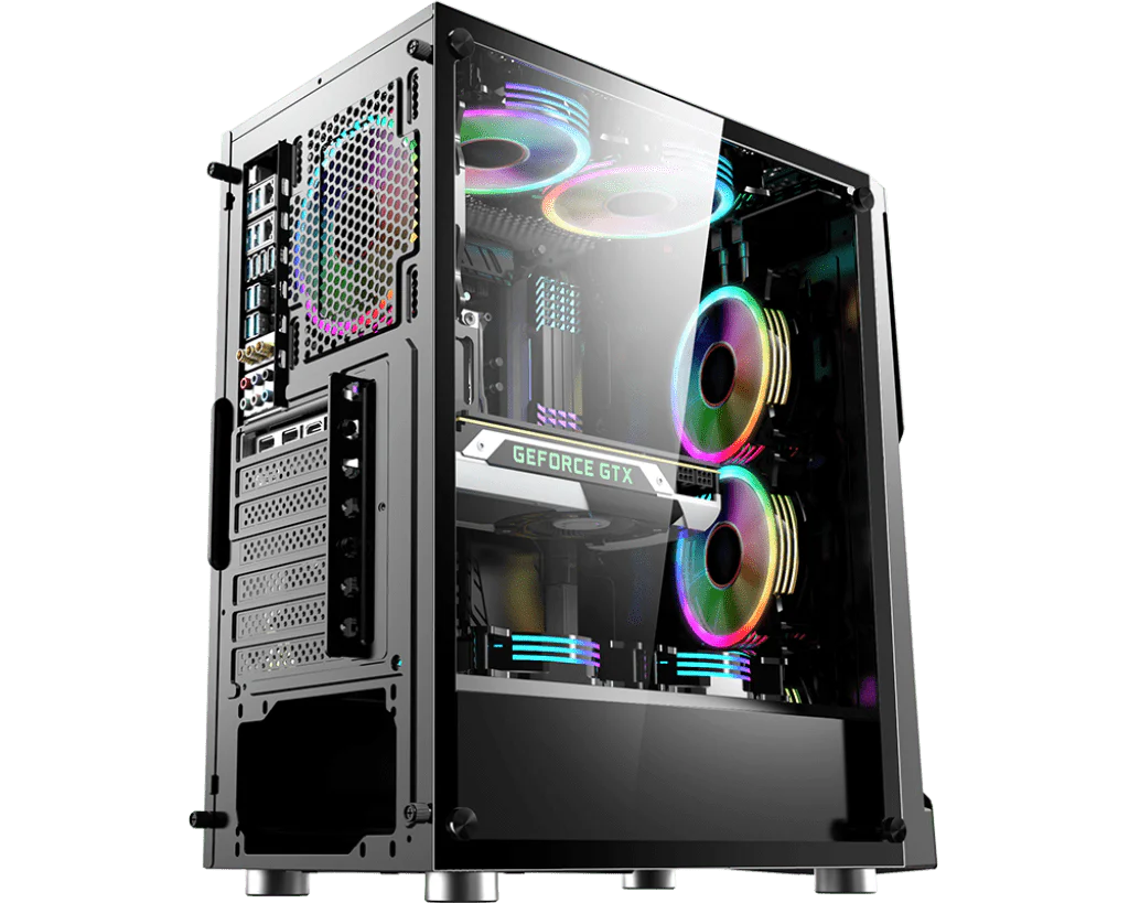 MSI Gaming PC Case MAG LAEVATAIN 100L Mid Atx Tower - Image 3