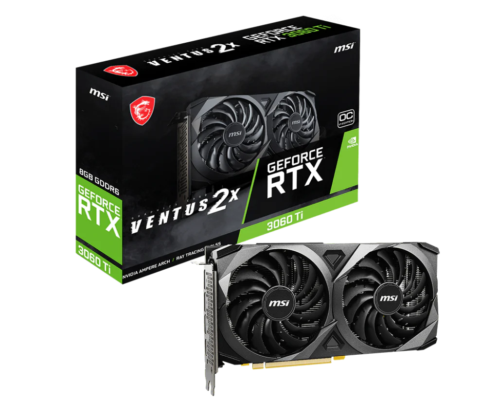 MSI Graphic Card RTX 3060 TI 8GB Ventus 2x - Image 3