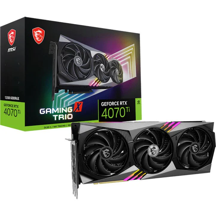 MSI Graphic Card RTX 4070 TI GAMING X TRIO 12GB - Image 2