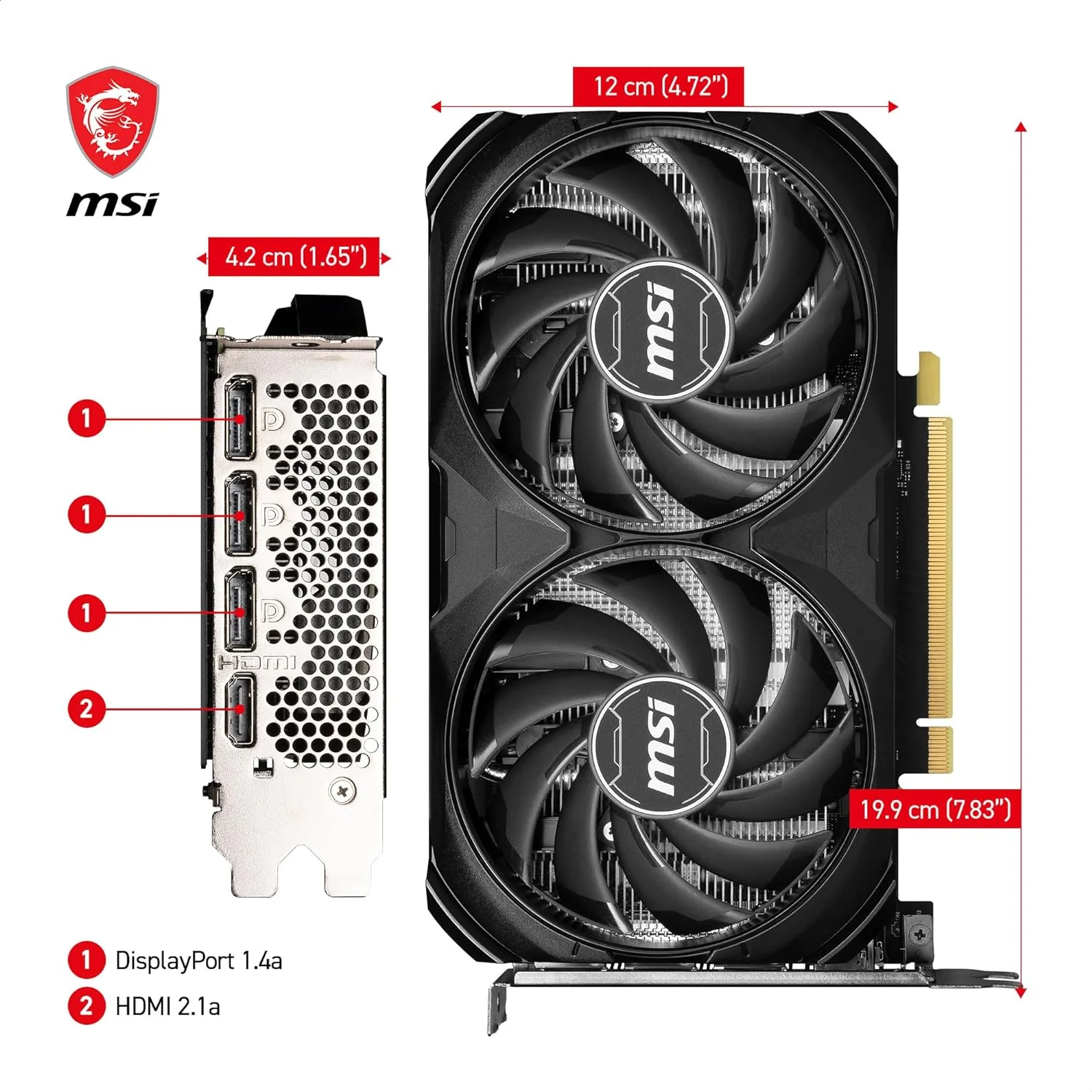MSI Graphics Card RTX 4060 Ti Ventus 2X 16GB OC - Image 5