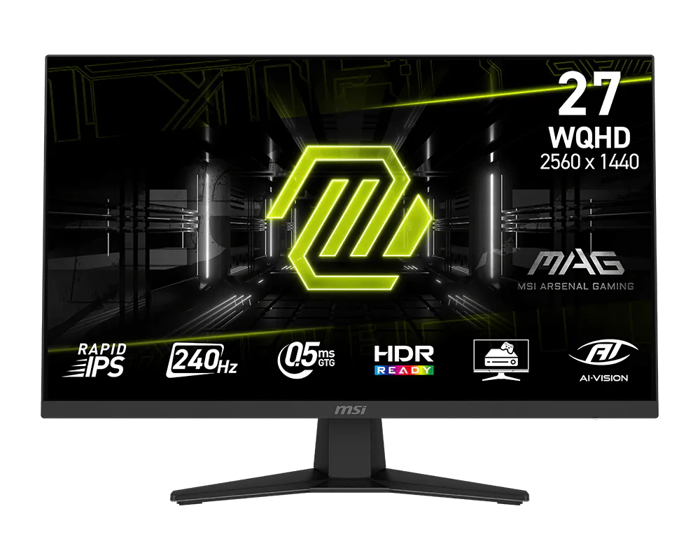 MSI LED Monitor MAG 274QF X24 2K WQHD 27 inches 240Hz 0.5ms IPS