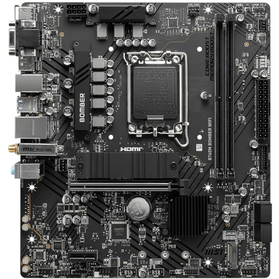 MSI Motherboard B760M BOMBER WIFI DDR5 - Image 2