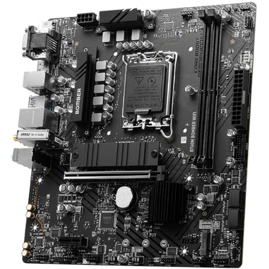 MSI Motherboard B760M BOMBER WIFI DDR5 - Image 3