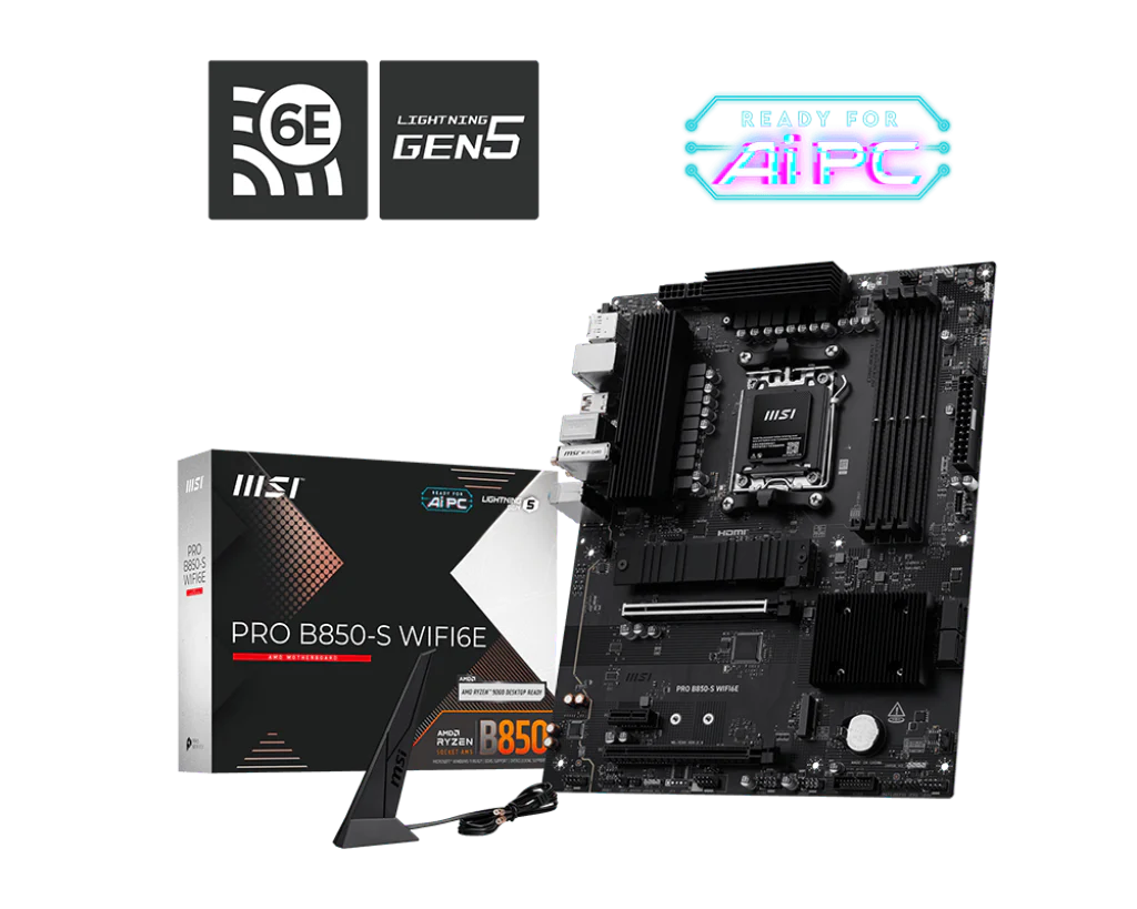 MSI Motherboard B850-S WIFI6E ATX DDR5