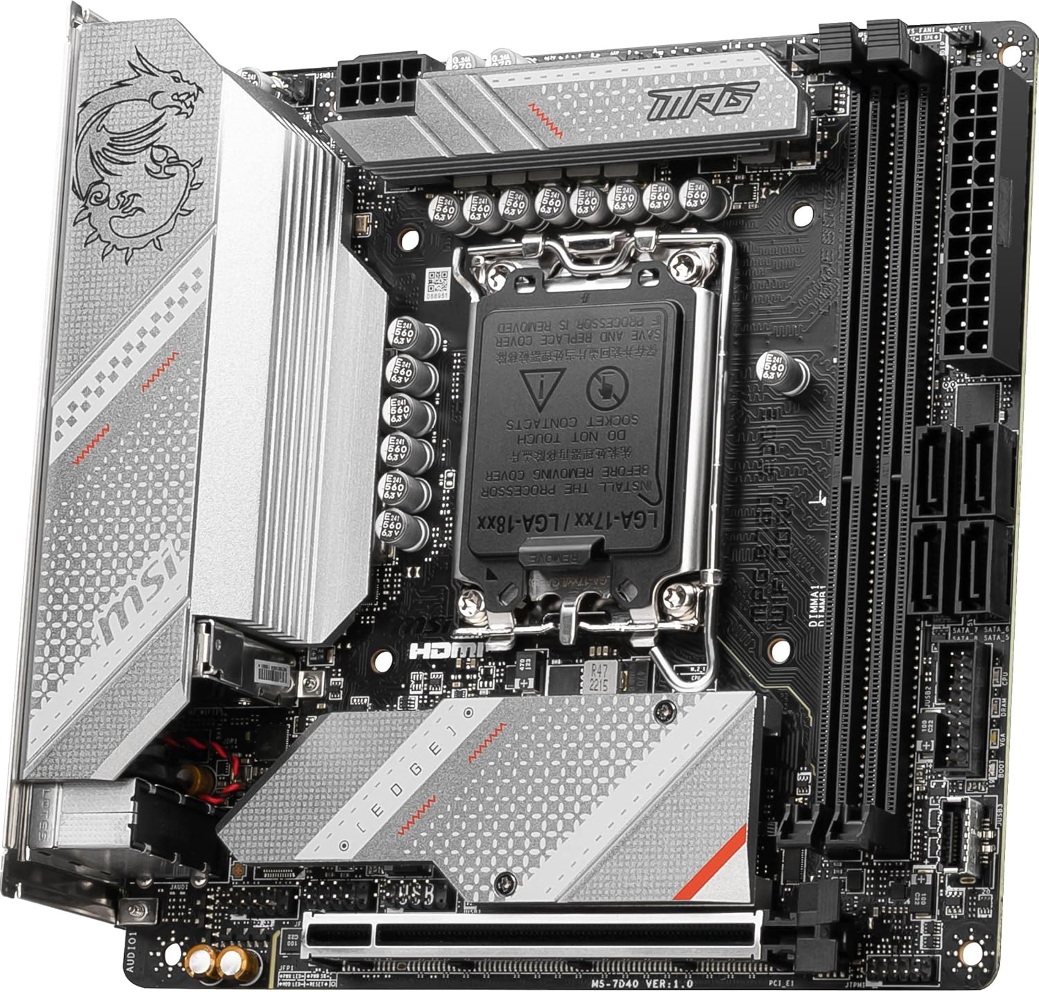 MSI Motherboard MPG B760I Edge WiFi DDR4 - Image 3