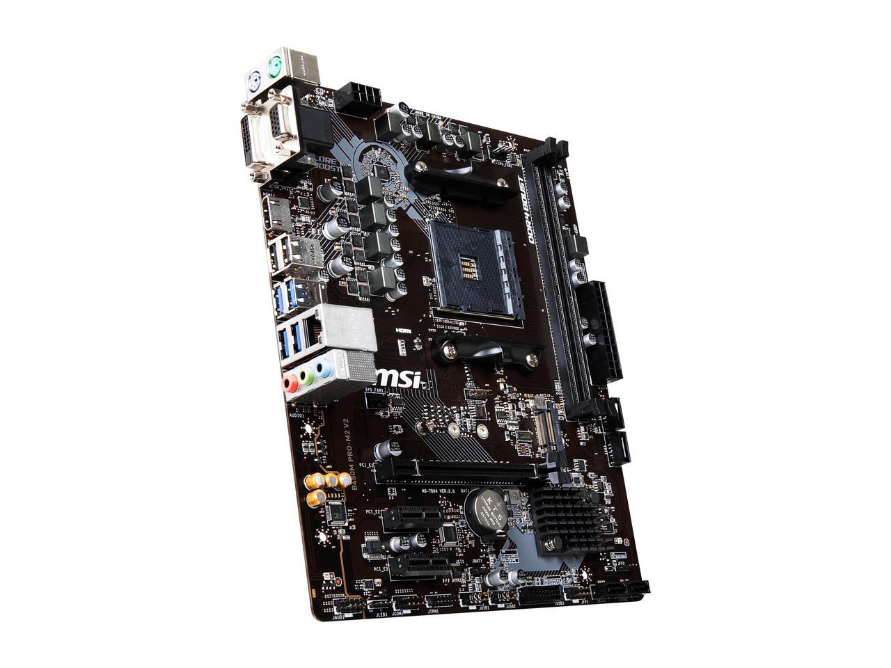 MSI Motherboard PRO B450M PRO-M2 V2 - Image 3