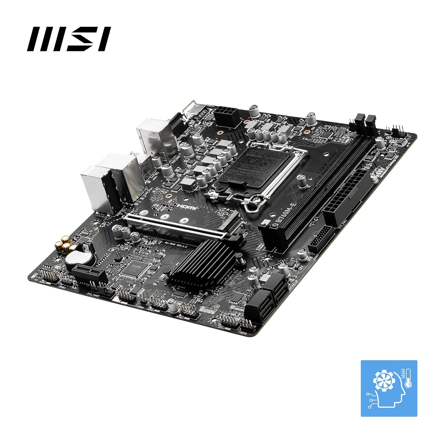 MSI Motherboard PRO B760M-E DDR5 - Image 4
