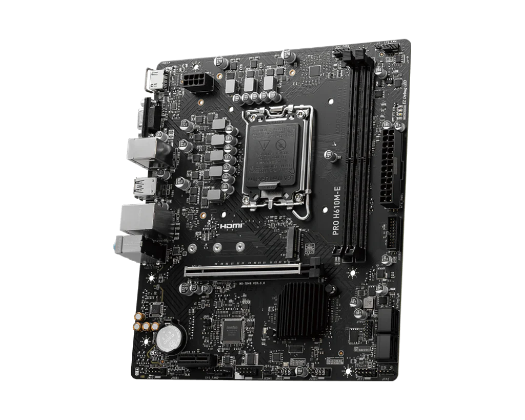 MSI Motherboard pro H610m-E DDR5 - Image 3