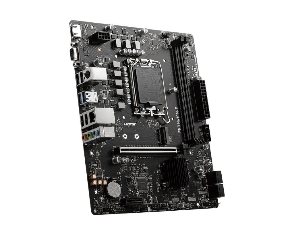 MSI Motherboard pro H610m-E DDR5 - Image 4