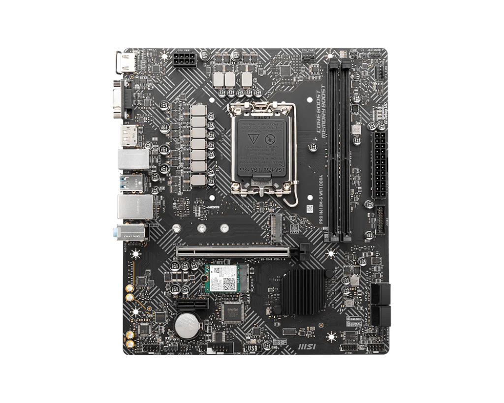 MSI Motherboard pro H610m-G WIFI DDR4 - Image 4