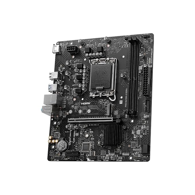 MSI Motherboard PRO H610M-S DDR4 - Image 3