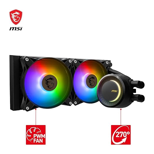 MSI Liquid Cooler MAG CORELIQUID E240 AIO - Image 2