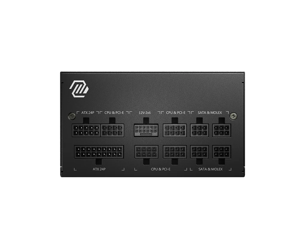 MSI Power Supply MAG A850GL PCIE5 ATX 80+ Gold 850W Full Modular - Image 2