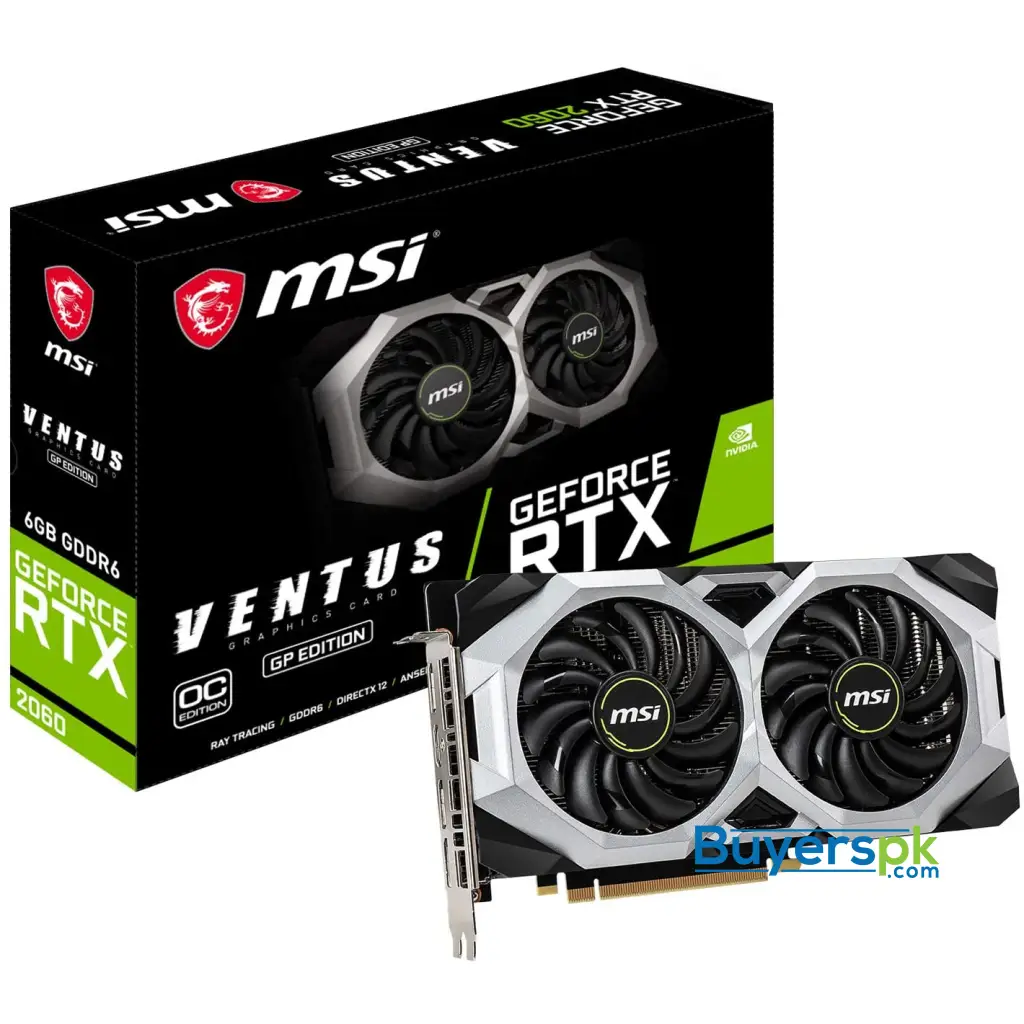 Msi Geforce Rtx 2060 6GB Ventus Graphics Card