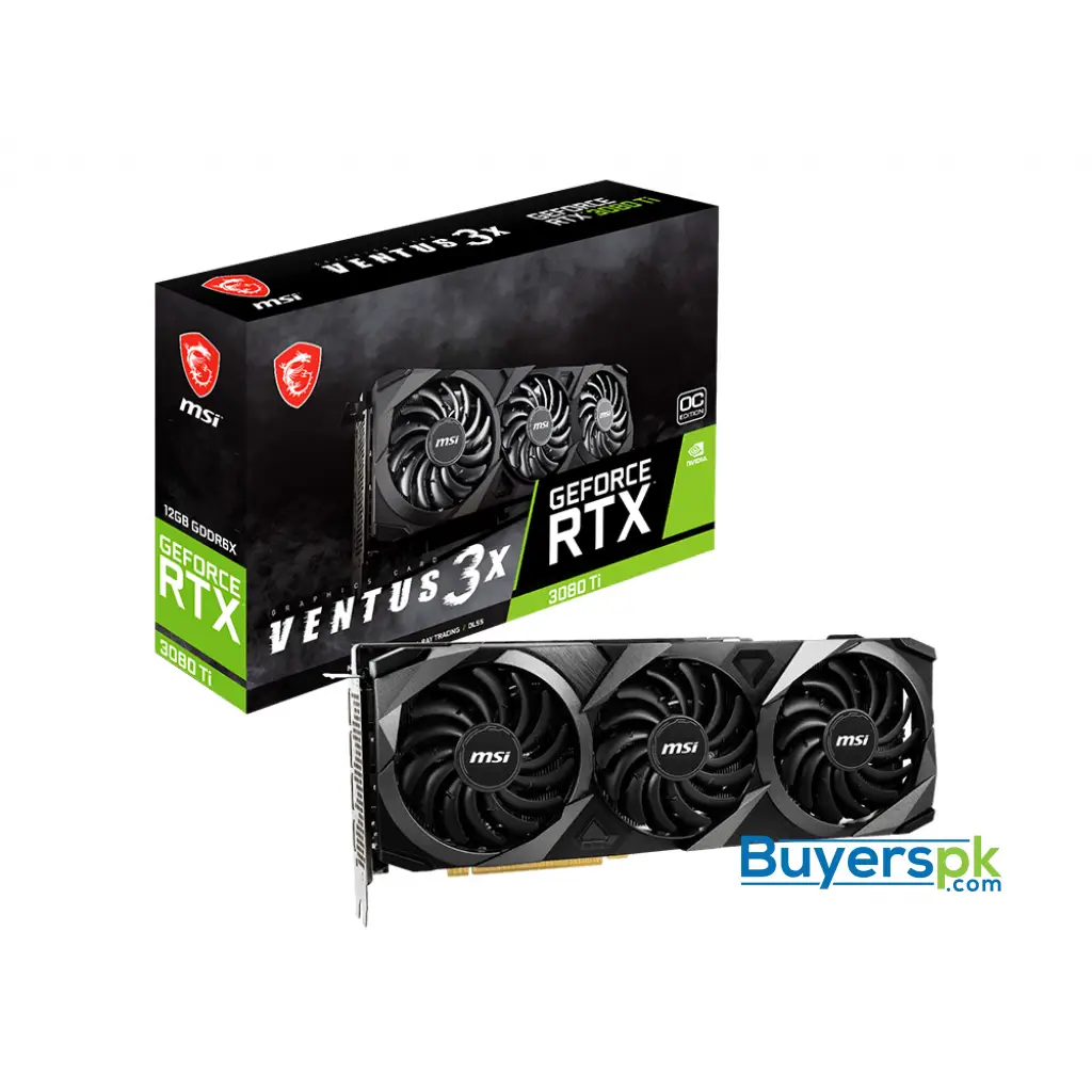 MSI Graphic Card GeForce RTX 3080 Ti VENTUS 3X 12G GDRR6X
