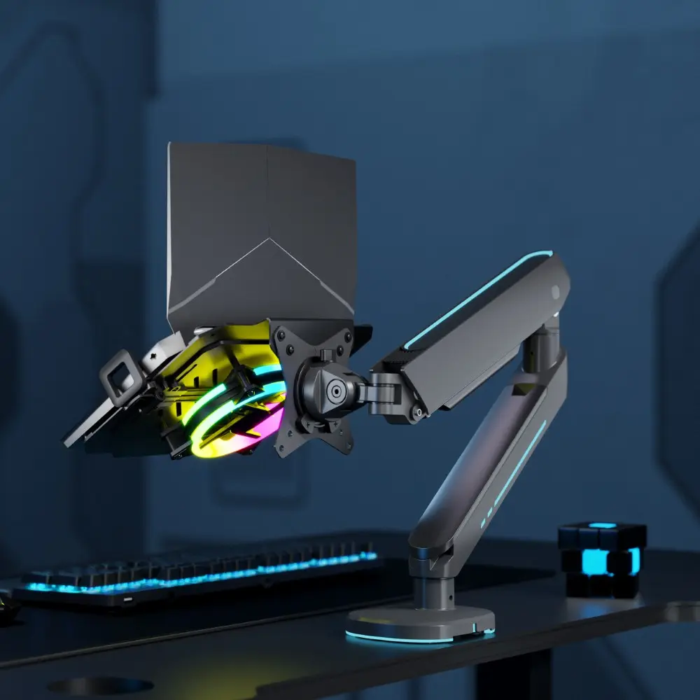 MXG Laptop Stand LH-01R Universal Laptop Holder With RGB Cooling Fan