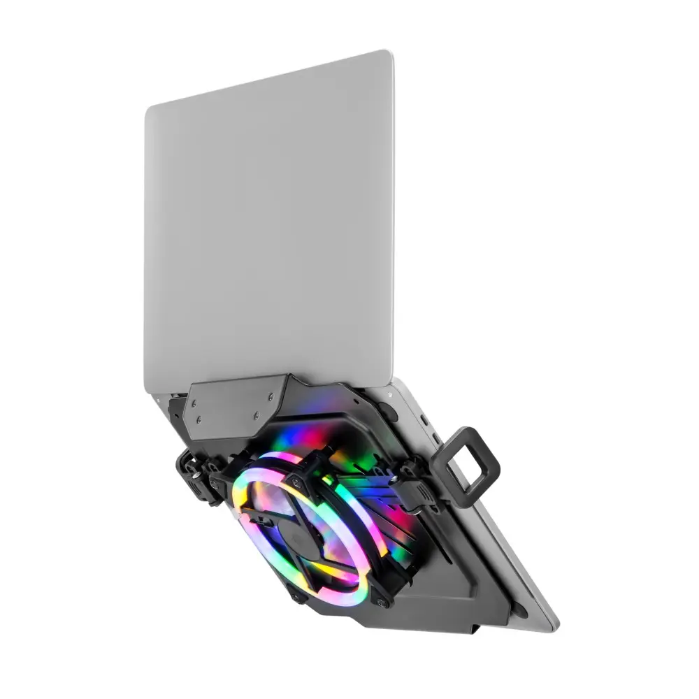 MXG Laptop Stand LH-01R Universal Laptop Holder With RGB Cooling Fan - Image 5