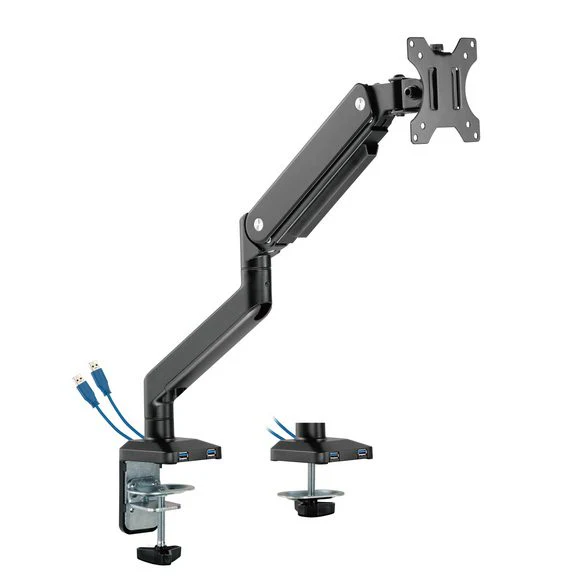 MXG LED Stand BMA-12U Single Monitor Premium Aluminum Spring-Assisted With 3.0 USB - Image 3