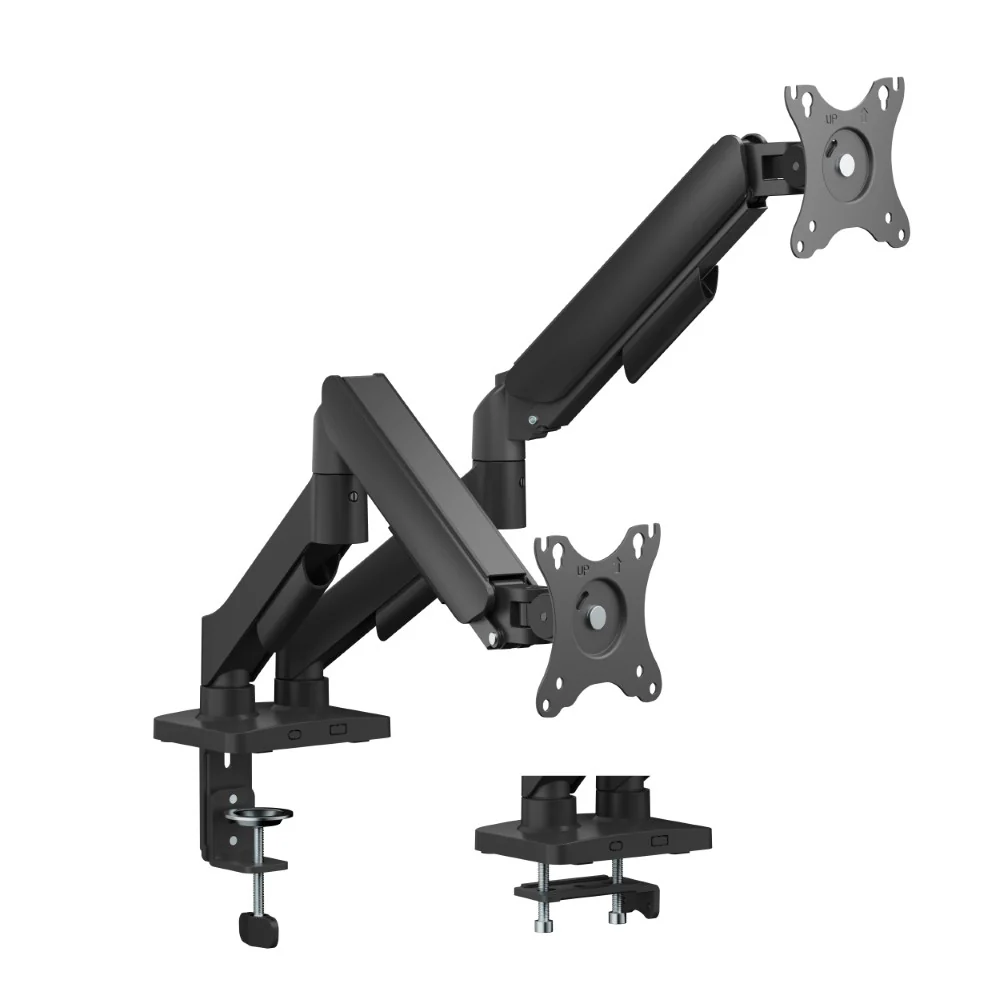 MXG LED Stand EMA-24 Economical Mechanical Spring Dual Monitor Arm