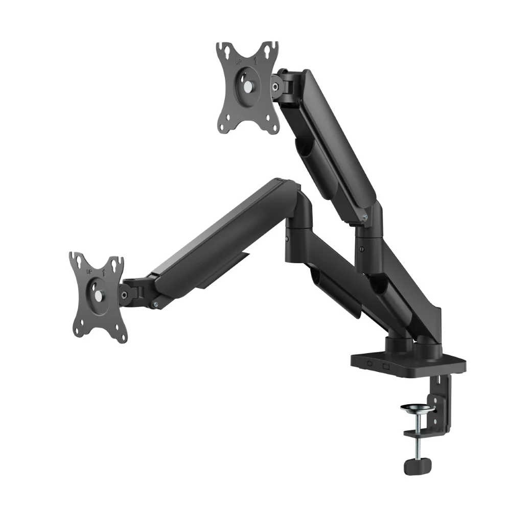 MXG LED Stand EMA-24 Economical Mechanical Spring Dual Monitor Arm - Image 2