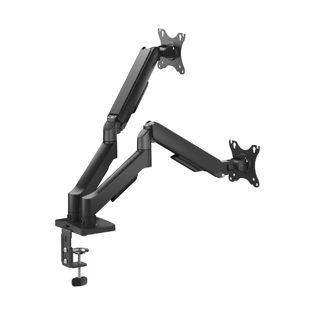 MXG LED Stand EMA-24 Economical Mechanical Spring Dual Monitor Arm - Image 3
