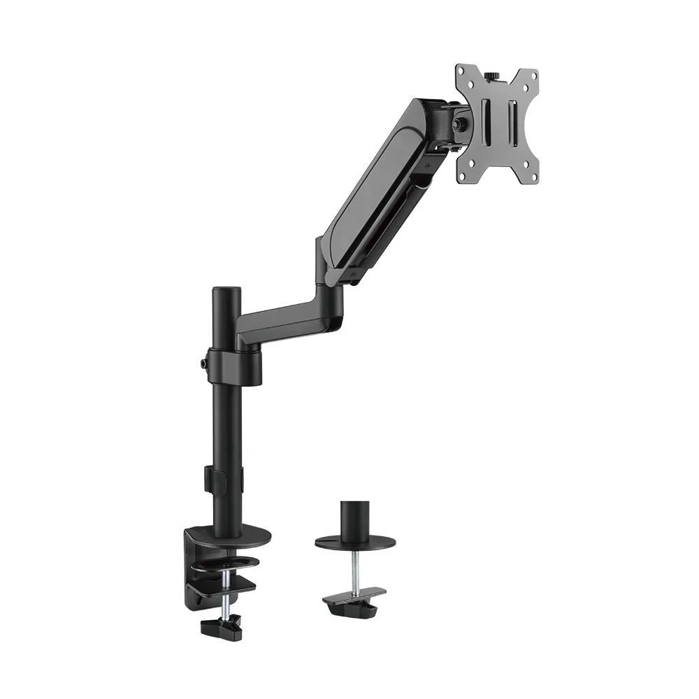 MXG LED Stand PMA-12 Single Monitor Pole-Mounted Spring-Assisted Monitor Arm