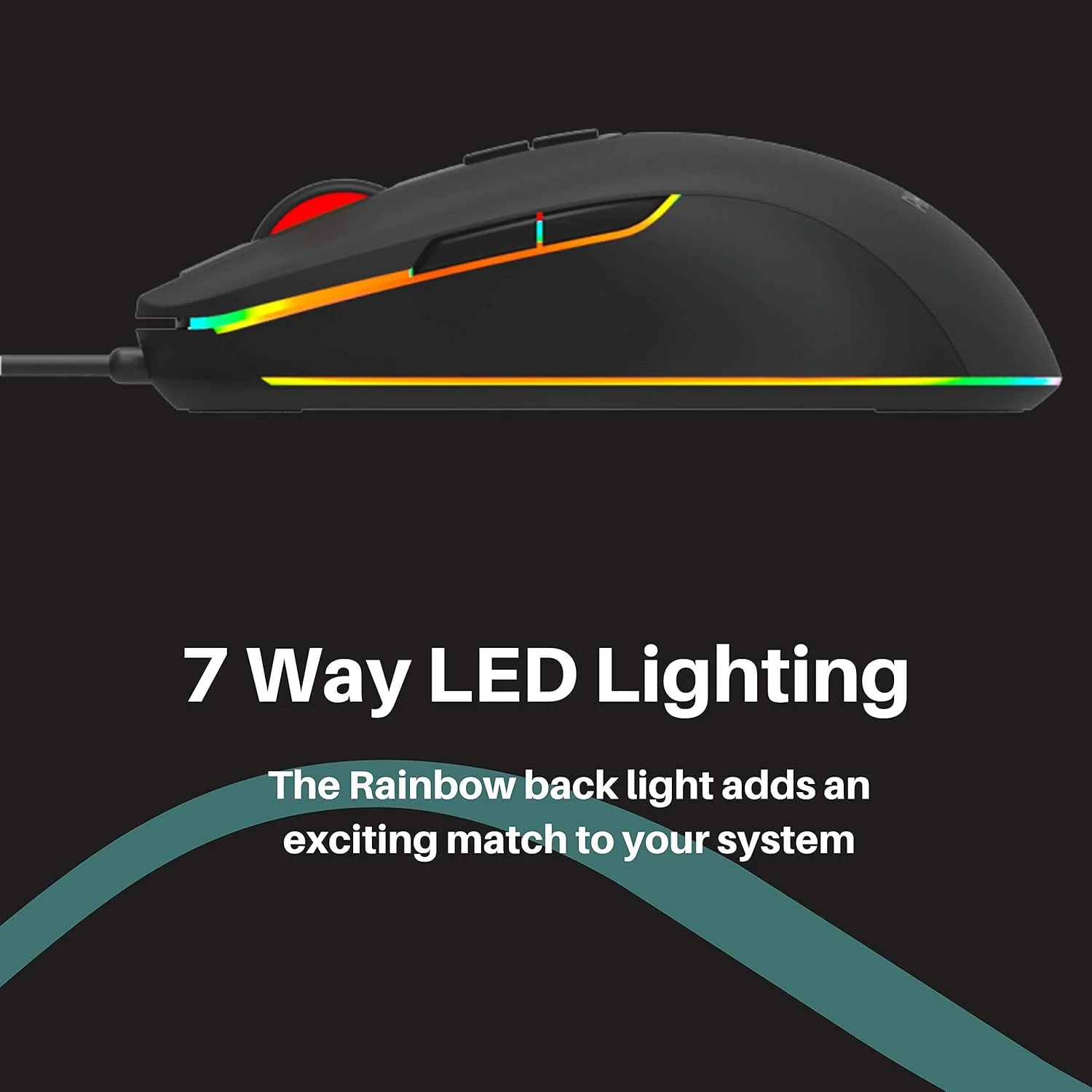 Philips Mouse G414 Gaming Mouse Wired Black - Image 2