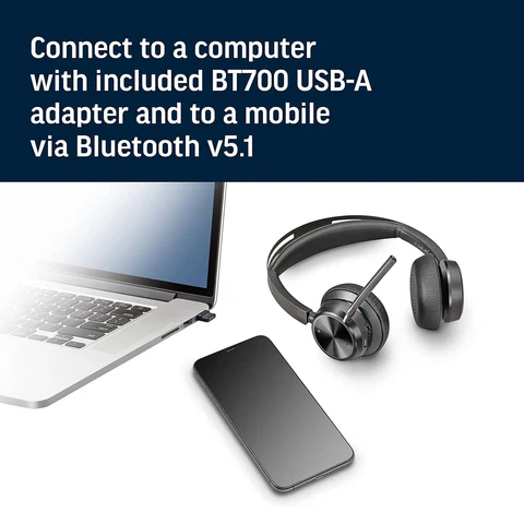 Plantronics Headset Poly Voyager Focus 2 Wireless - Image 5