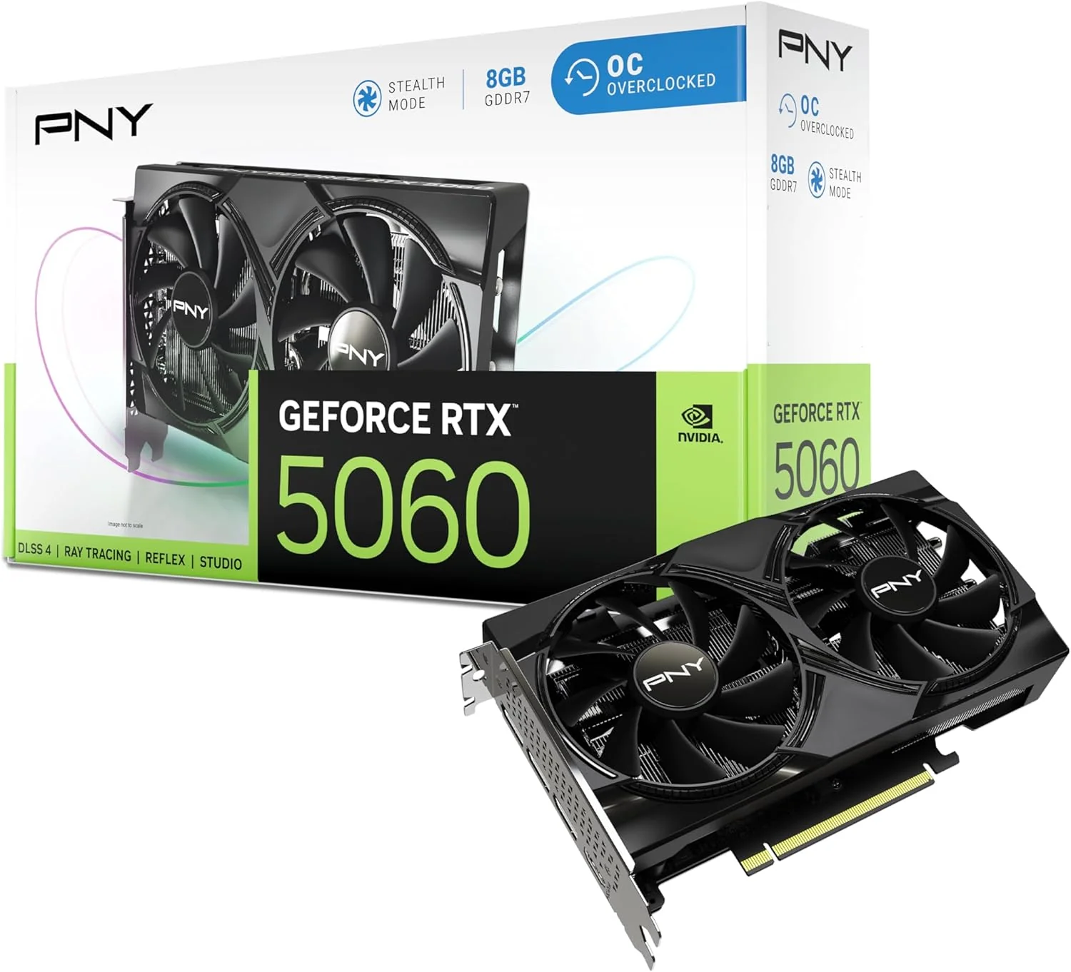 PNY Graphic Card RTX 5060 8GB OC Dual Fan - Image 8