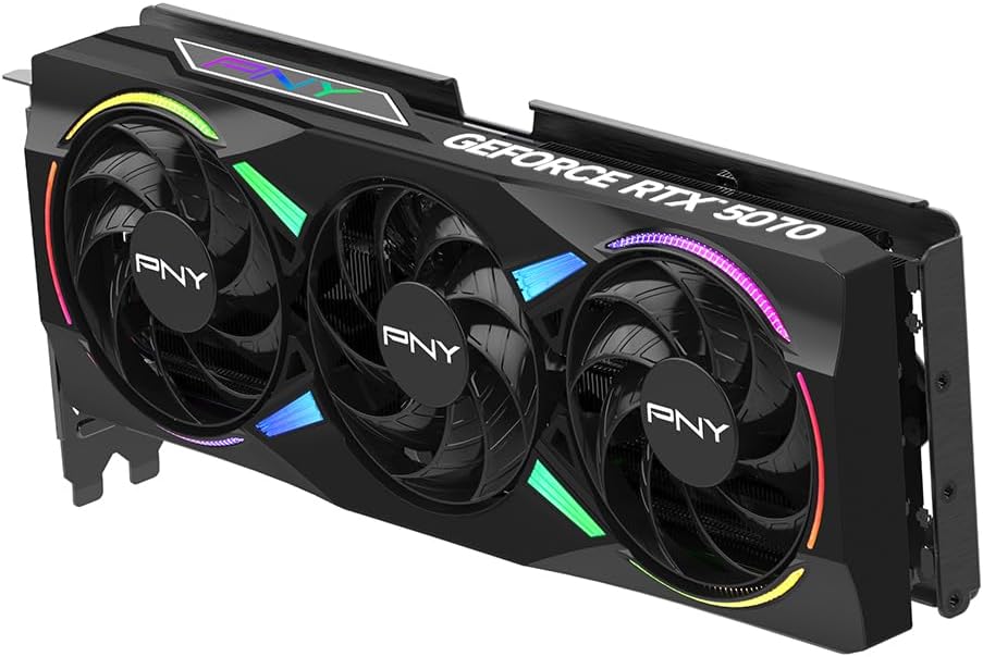 PNY Graphic Card RTX 5070 12GB EPIC-X ARGB Triple Fan - Image 4
