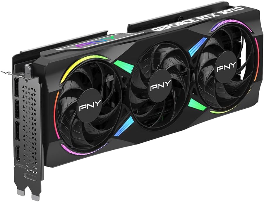 PNY Graphic Card RTX 5070 12GB EPIC-X ARGB Triple Fan - Image 5