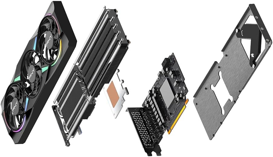 PNY Graphic Card RTX 5070 12GB EPIC-X ARGB Triple Fan - Image 7