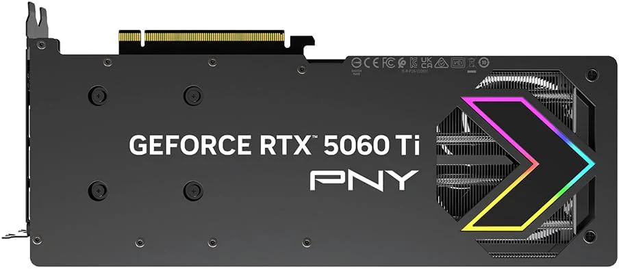 PNY Graphics Card NVIDIA RTX 5060 Ti Epic-X RGB Triple Fan 8GB GDDR7 - Image 2