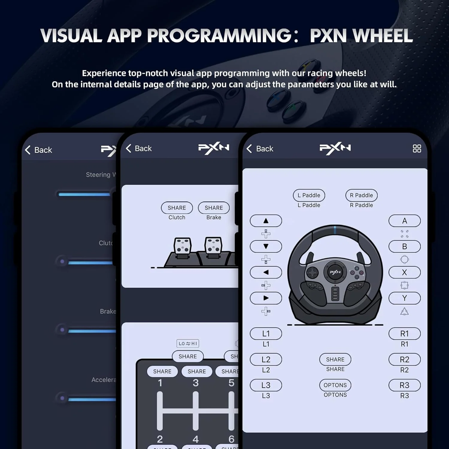 PXN Steering Wheel V9 Gen2 - Image 3