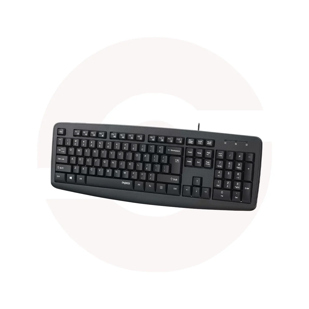 Rapoo Keyboard NK2600 USB Wired Spill Resistant - Image 2