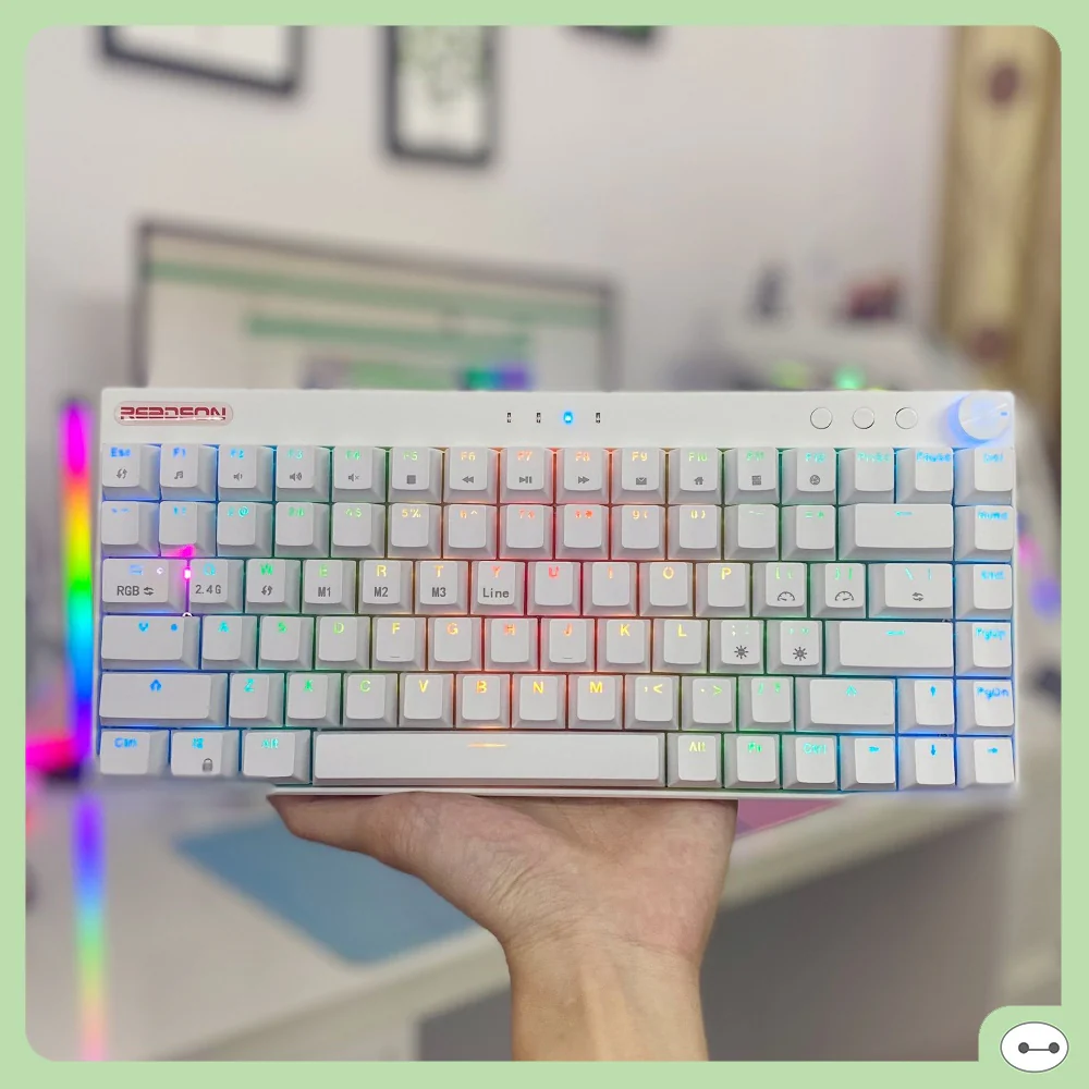 READSON Keyboard WL84 Wireless RGB Mechanical Keyboard - Image 2