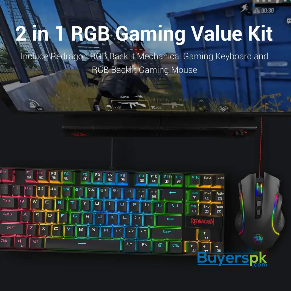 Redragon K552-rgb-ba Mechanical Gaming Keyboard and Mouse Combo - Image 2