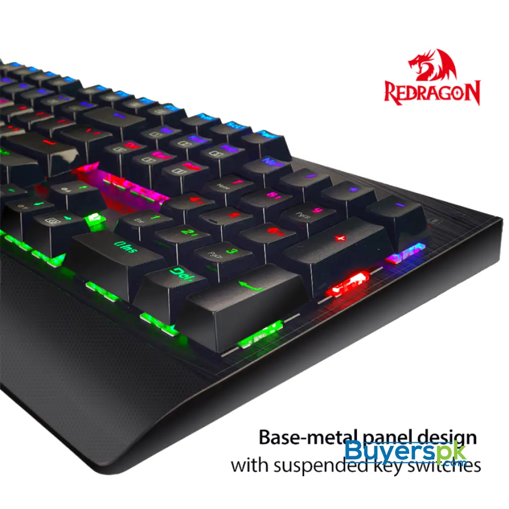 Redragon K557 Kala Rgb Backlit Waterproof Mechanical Gaming Keyboard - Image 2