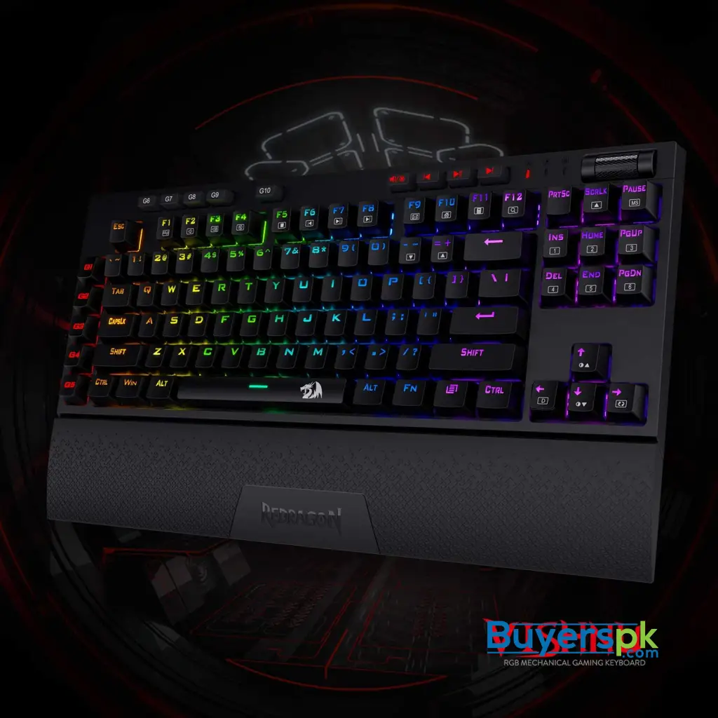 Redragon K596 Vishnu 2.4g Wireless/wired Rgb Mechanical Gaming Keyboard