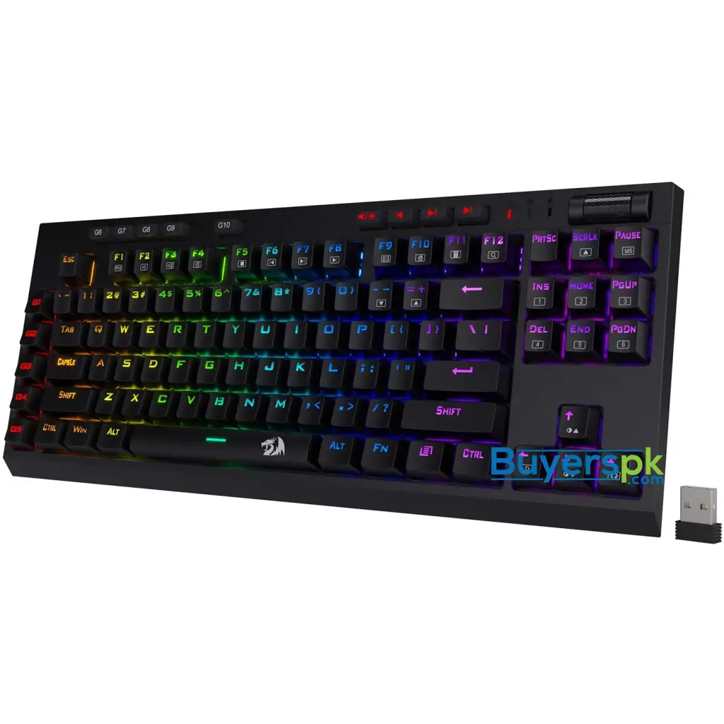 Redragon K596 Vishnu 2.4g Wireless/wired Rgb Mechanical Gaming Keyboard - Image 2