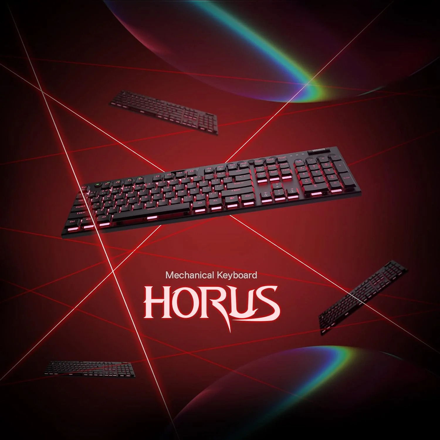 Redragon Keyboard K618 Horus Wireless Mechanical - Image 4