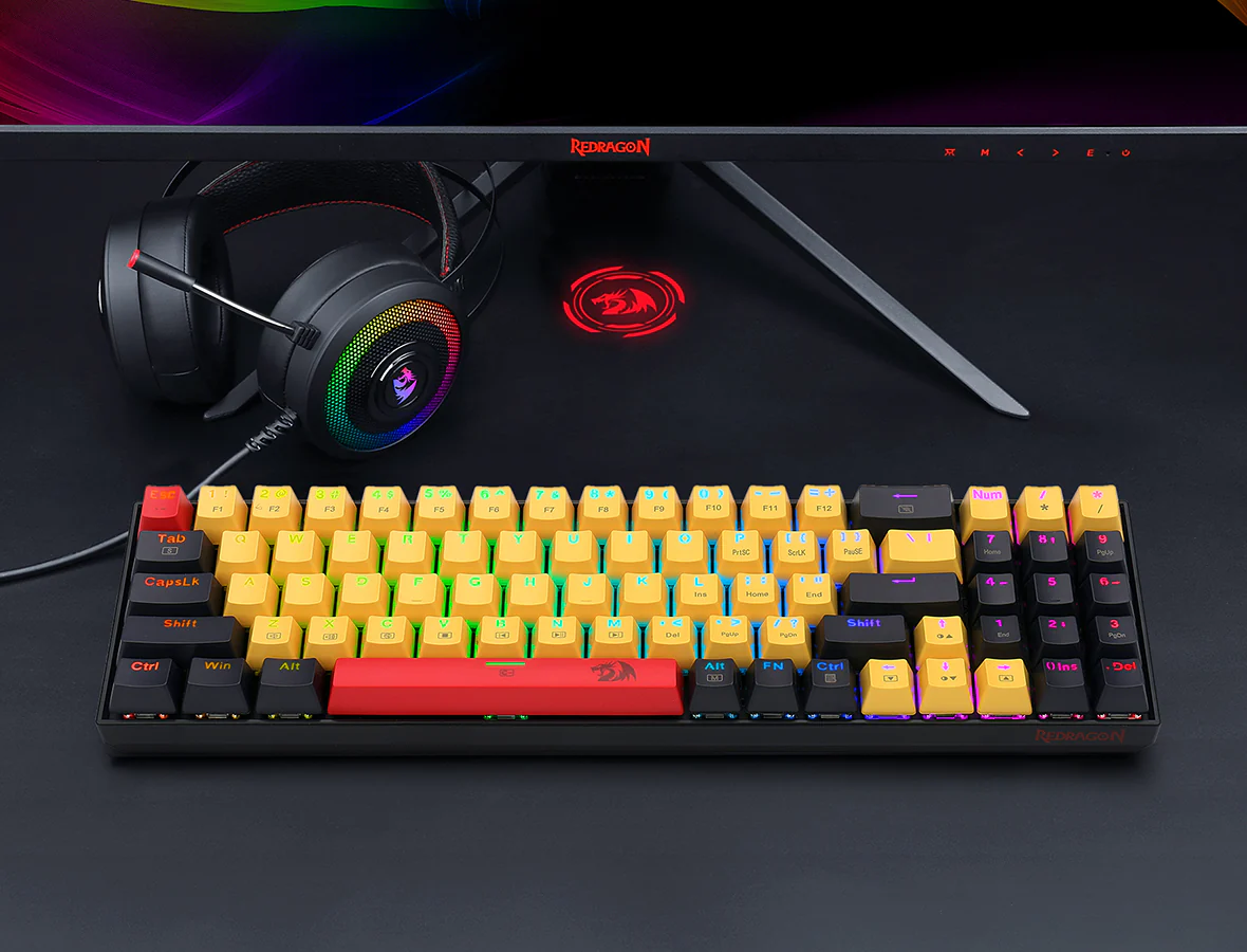 Redragon Keyboard K688 RGB Black - Image 5