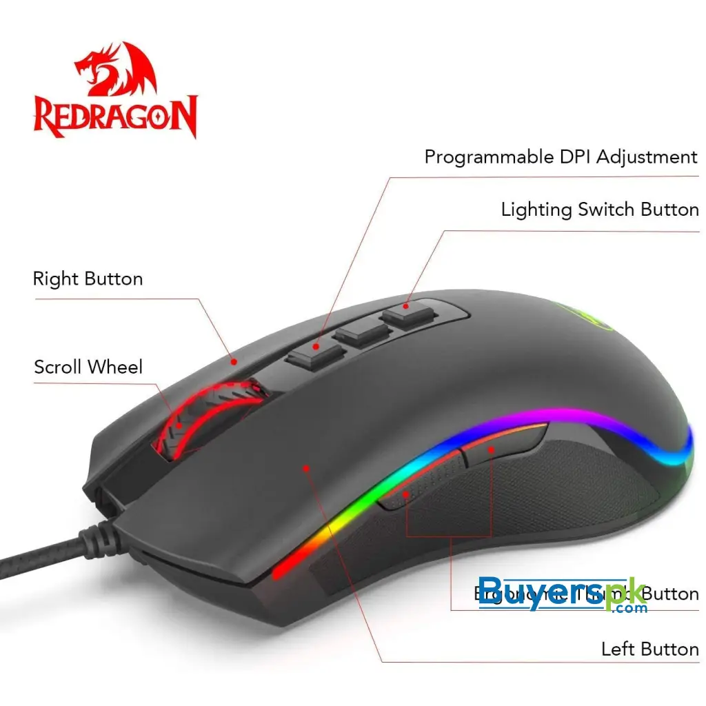 Redragon M711 Cobra Wired Gaming Mouse - Image 2