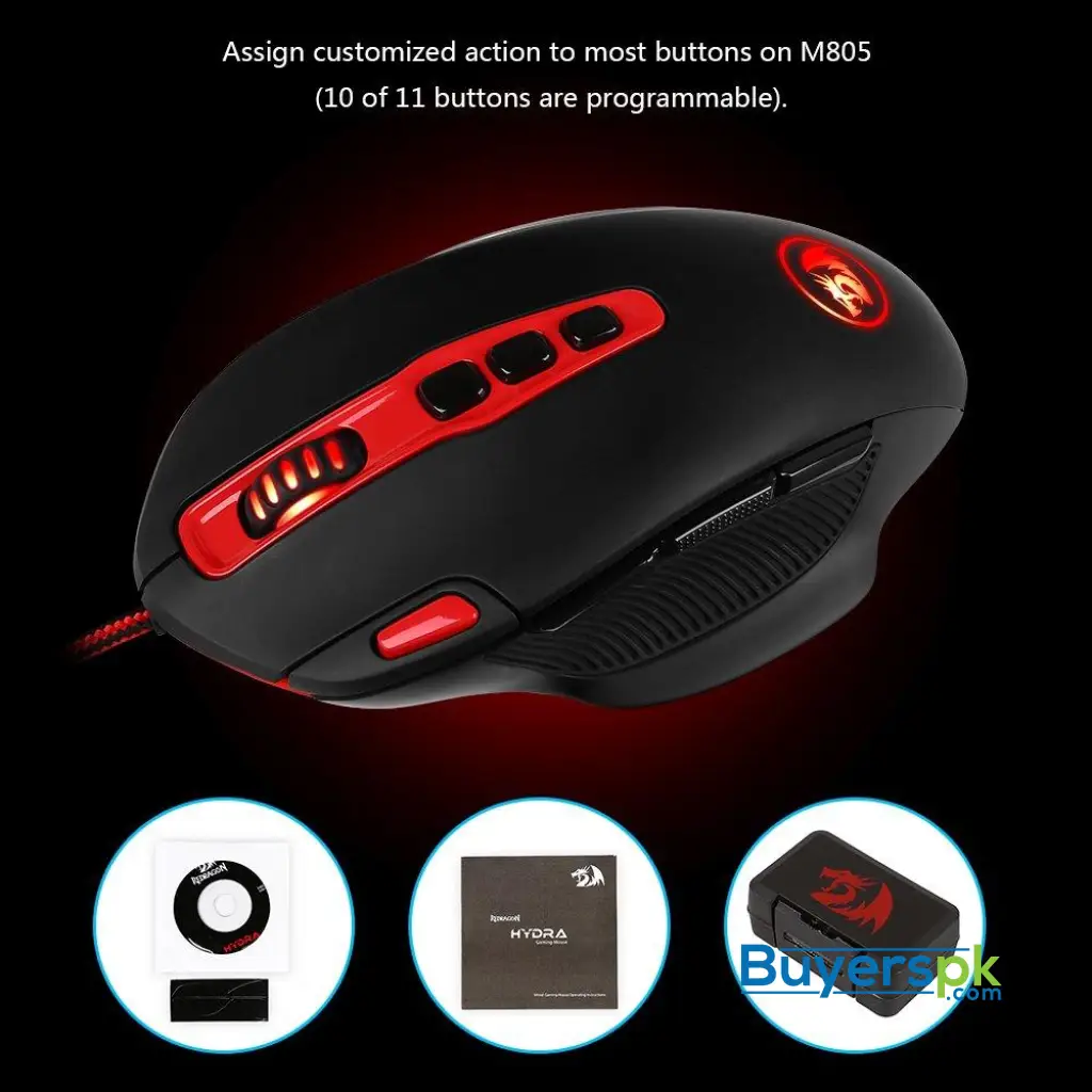 Redragon M805 Hydra Wired Gaming Mouse - Image 2
