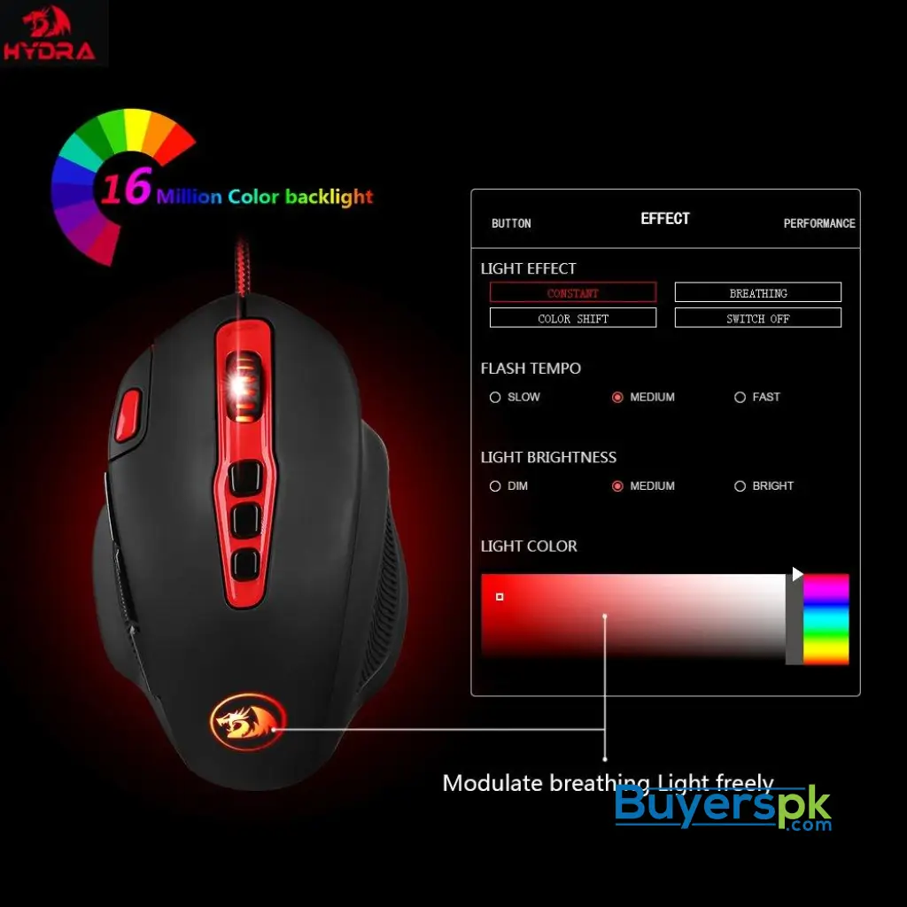 Redragon M805 Hydra Wired Gaming Mouse - Image 4